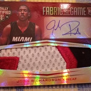 JOSH RICHARDSON 2015-2016 TOTALLY CERTIFIED ROOKIE SIGNED/JERSEY - #03/25!!!